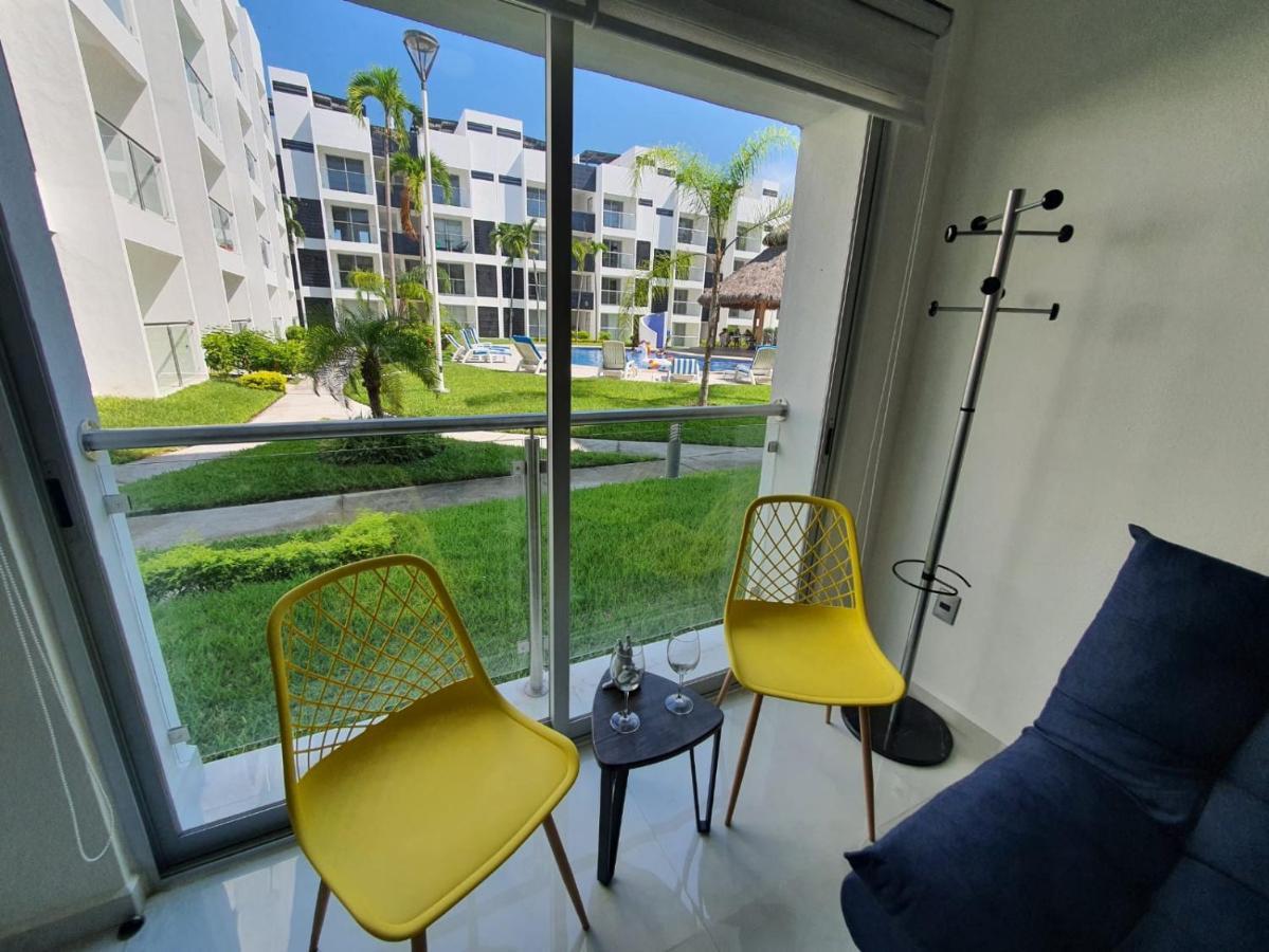Departamento De Lujo En Manzanillo, Planta Baja Frente A La Alberca 아파트 외부 사진