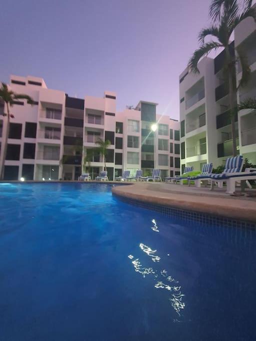 Departamento De Lujo En Manzanillo, Planta Baja Frente A La Alberca 아파트 외부 사진